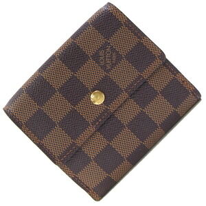 Louis Vuitton Double Hook Wallet Porte Monnaie Carte Tri Fold